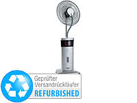 Sichler Haushaltsgeräte Stand-Ventilator mit Ultraschall-Sprühnebel (Versandrückläufer); Luftkühler, -befeuchter und -reiniger mit Ionisator Luftkühler, -befeuchter und -reiniger mit Ionisator 
