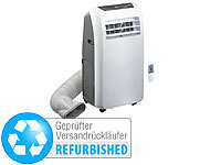 Sichler Haushaltsgeräte Mobile Monoblock-Klimaanlage 9.000 BTU/h, 2.630 W (Versandrückläufer); Luftkühler, -befeuchter und -reiniger mit Ionisator 