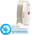 Sichler Haushaltsgeräte Öl-Radiator-Elektroheizung, 5 Rippen, Thermostat (Versandrückläufer)